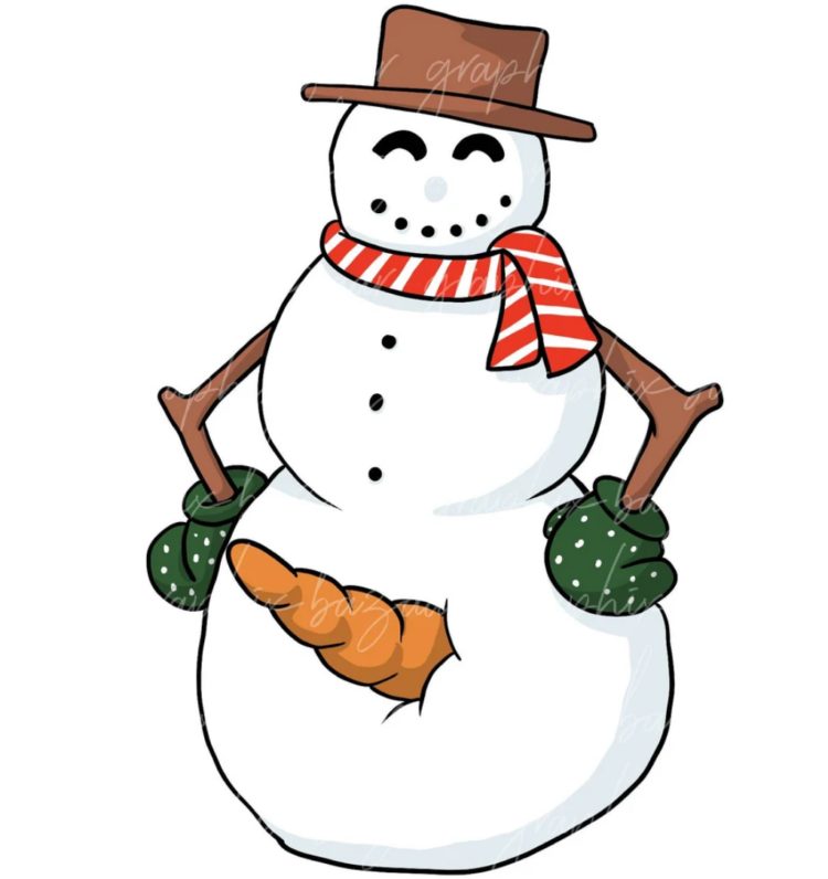 Снежен човек с ерекция